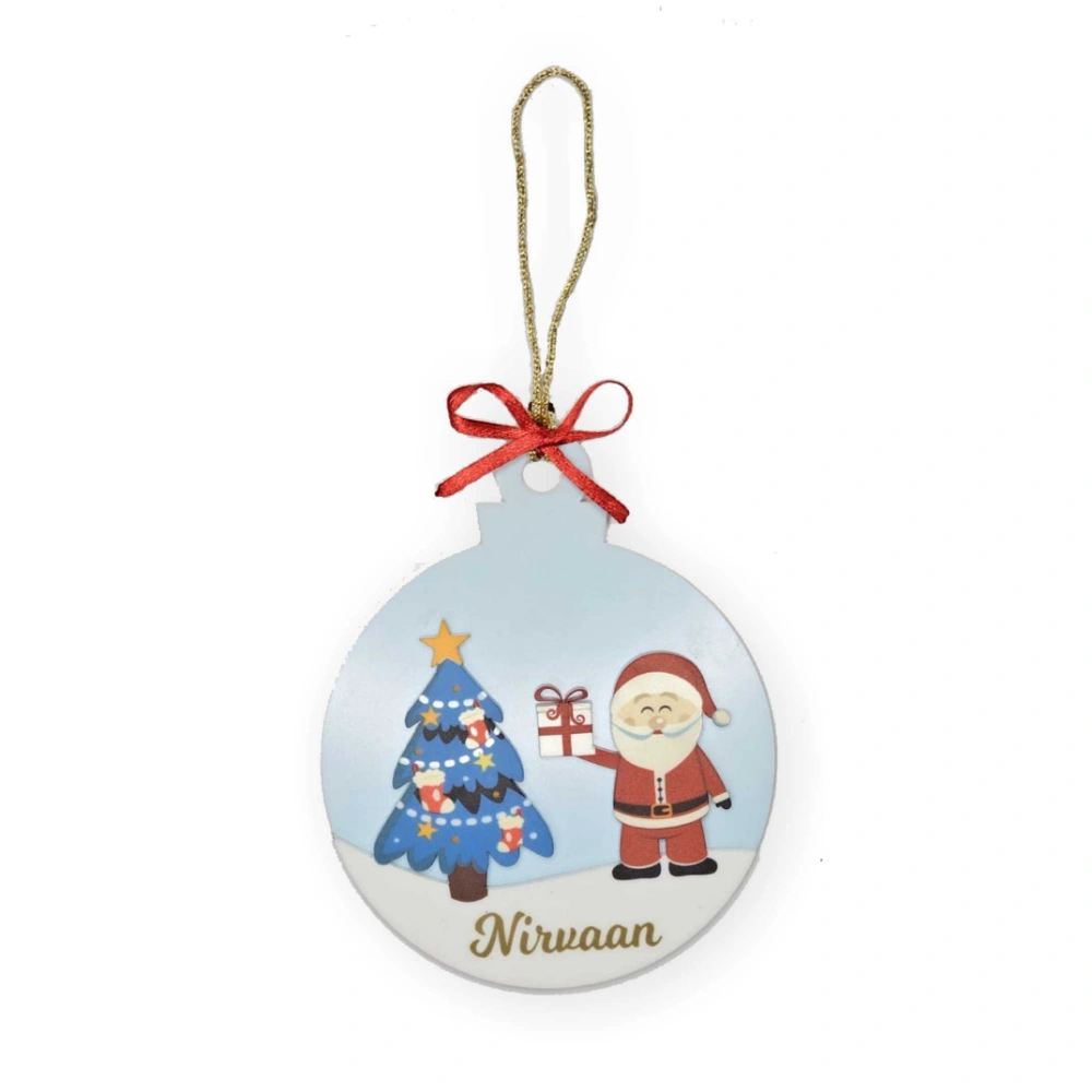 Buy custom name acrylic holiday ornament decoration